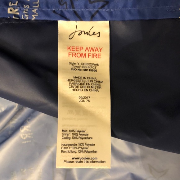 Joules Jackets & Coats Boys Joules Raincoat Poshmark